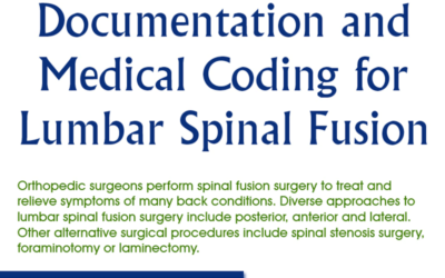 Documentation and Medical Coding for Lumbar Spinal Fusion