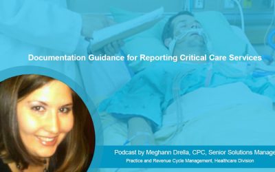 Documentation Guidance for Reporting Critical Care Services
