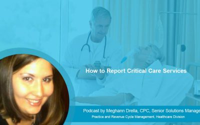 How to Report Critical Care Services