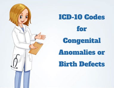 codes anomalies congenital defects icd birth infographic