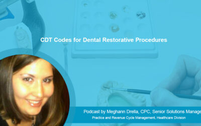 CDT Codes for Dental Restorative Procedures