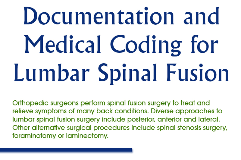 Medical Coding for Lumbar Spinal Fusion