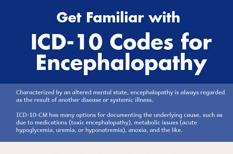 ICD-10 Codes for Encephalopathy