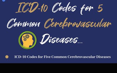 ICD-10 Codes for 5 Common Cerebrovascular Diseases [Infographic]