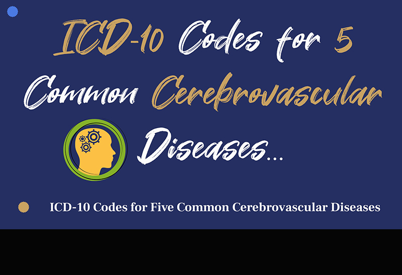 ICD-10 Codes for 5 Common Cerebrovascular Diseases [Infographic]