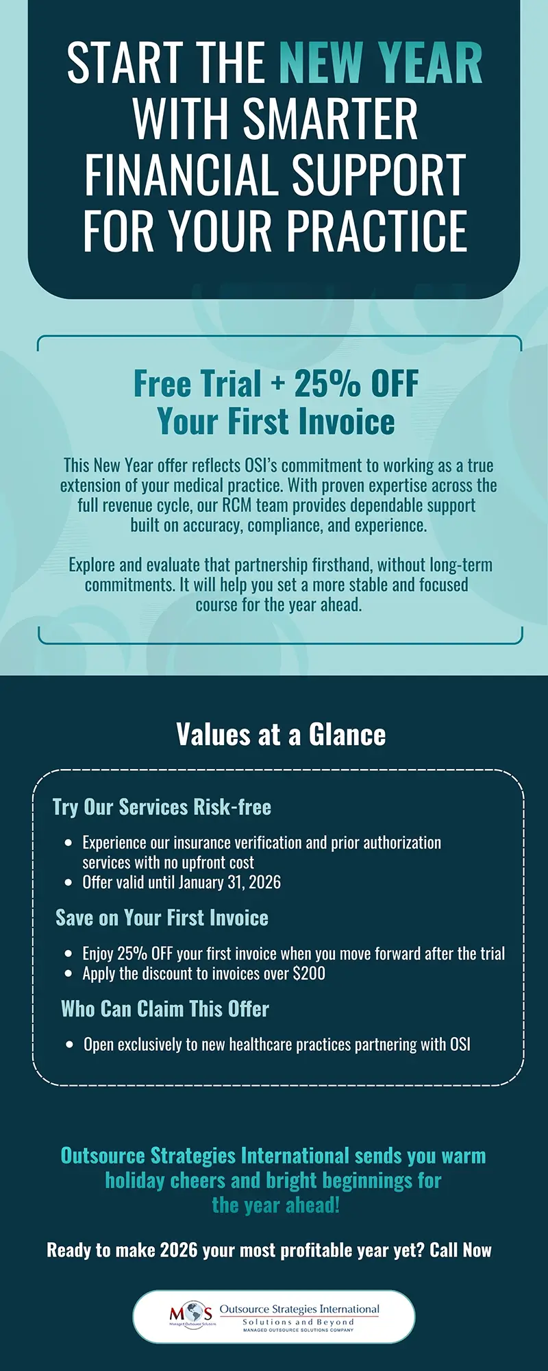 Healthcare Billing New Year 2026 Offer